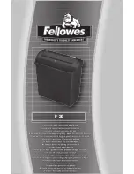 Fellowes Powershred P-20 Quick Manual preview