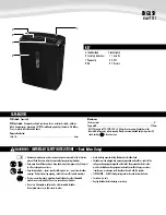 Preview for 2 page of Fellowes Powershred P-28S Quick Manual