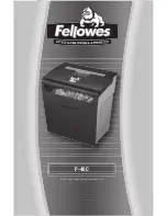 Предварительный просмотр 1 страницы Fellowes POWERSHRED P-48C Quick Start Manual