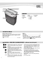 Preview for 4 page of Fellowes POWERSHRED P70CM Manual