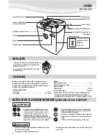 Preview for 2 page of Fellowes Powershred PS-60 Instruction Manual