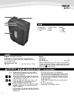 Preview for 4 page of Fellowes POWERSHRED W-6C Manual