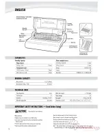 Предварительный просмотр 3 страницы Fellowes Pulsar 300E Instruction Manual