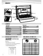 Предварительный просмотр 2 страницы Fellowes Quasar 500 Instructions Manual