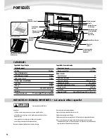 Предварительный просмотр 70 страницы Fellowes Quasar E 500 Instructions Manual