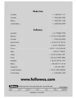 Preview for 4 page of Fellowes Saturn SL 125 User Manual