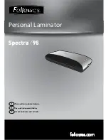 Preview for 1 page of Fellowes Spectra 95 User Manual