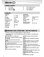 Preview for 4 page of Fellowes Spectra 95 User Manual