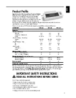 Preview for 5 page of Fellowes SPL A2 User Manual