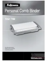 Preview for 2 page of Fellowes Star 150 Instruction Manual