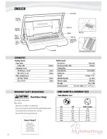 Preview for 3 page of Fellowes Star 150 Instruction Manual