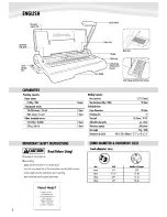 Предварительный просмотр 2 страницы Fellowes Starlet 90 User Manual