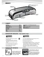 Preview for 2 page of Fellowes Venus 125 Instructions Manual