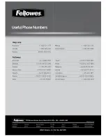 Preview for 6 page of Fellowes Venus 125 User Manual