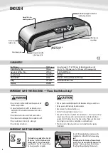 Preview for 2 page of Fellowes Venus A3 Instructions Before Use