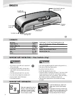 Preview for 2 page of Fellowes Venus A3 Instructions Manual