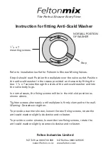 felton industries Feltonmix Anti-Scald Washer Instructions preview