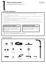 Preview for 1 page of Felton AXISS AXRSCC Installation Manual