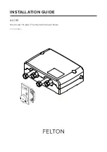 Предварительный просмотр 1 страницы Felton Axiss Smartview FD-SVCSMC Installation Manual