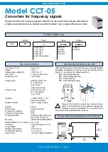 Preview for 2 page of Fema Electronica CCT-05 User Manual