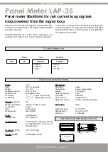 Preview for 2 page of Fema Electronica LAP Series User Manual