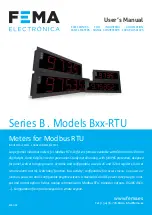 Fema B RTU Series User Manual preview