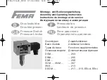 Preview for 1 page of Fema DCM Series Assembly And Operating Instructions Manual