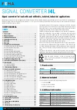 Предварительный просмотр 2 страницы Fema I4 Series User Manual