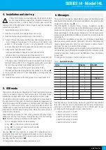 Предварительный просмотр 3 страницы Fema I4 Series User Manual