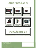 Предварительный просмотр 12 страницы Fema M40-D User Manual