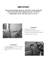 Предварительный просмотр 2 страницы Femco WEATHERBRAKE 2175 Instructions Manual