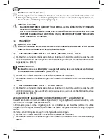 Preview for 52 page of Femi 1750XL Use And Maintenance Manual