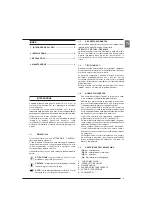 Preview for 5 page of Femi 240 Instructions For Use And Maintenance Manual