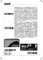 Preview for 28 page of Femi 350 PLUS User Manual