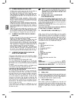 Предварительный просмотр 22 страницы Femi 785XL Instructions For Use And Maintenance Manual