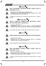 Предварительный просмотр 74 страницы Femi Brico 177 Translation Of The Original Instructions