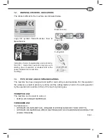 Preview for 27 page of Femi N215XL Use And Maintenance Manual