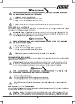 Preview for 99 page of Femi N265XL User Manual