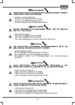 Preview for 75 page of Femi TR 1025DB User Manual