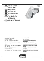 Femi TR240 Use And Maintenance Manual preview