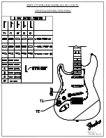 Fender 011-1120/22 Switch & Control Function Manual preview