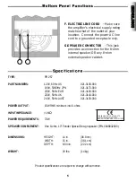 Предварительный просмотр 5 страницы Fender 021-3103-000 Operating Instructions Manual