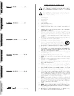 Preview for 2 page of Fender 021-7600-000 Operating Instructions Manual