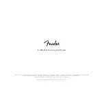 Preview for 15 page of Fender 0972313208 Quick Start Manual