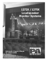 Fender 1272X Reference Owner'S Manual предпросмотр