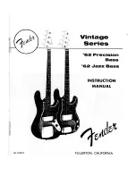 Fender 19479 Instruction Manual preview