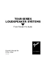 Fender 215S Owner'S Manual preview