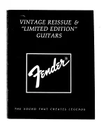 Fender 54 Esquire 27-7902 Manual preview