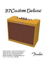 Fender 57 Custom Deluxe User Manual preview