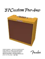 Preview for 1 page of Fender '57 Custom Pro-Amp Owner'S Manual